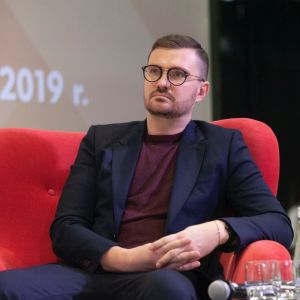 Maciej Zień. Forum Dobrego Designu 2019. Fot. Paweł Pawłowski 