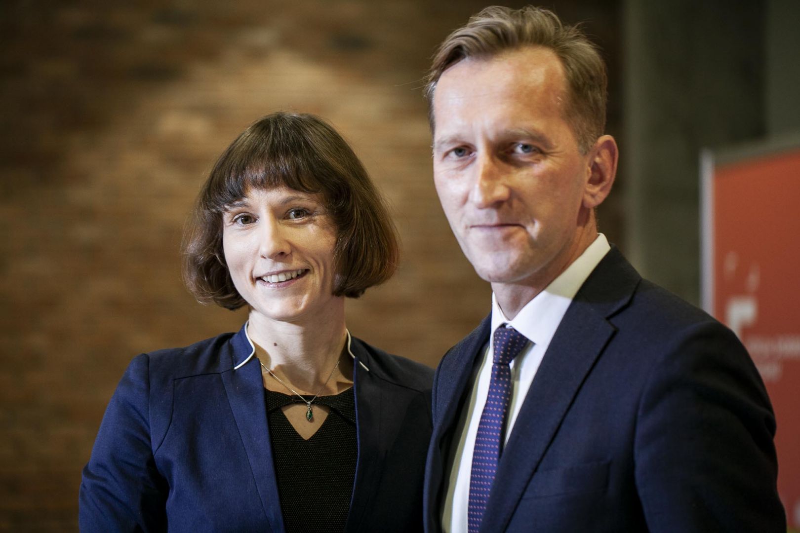 Anna Spalony i Marcin Pietrzyk. Forum Dobrego Designu 2019. Fot. Marek Misiurewicz