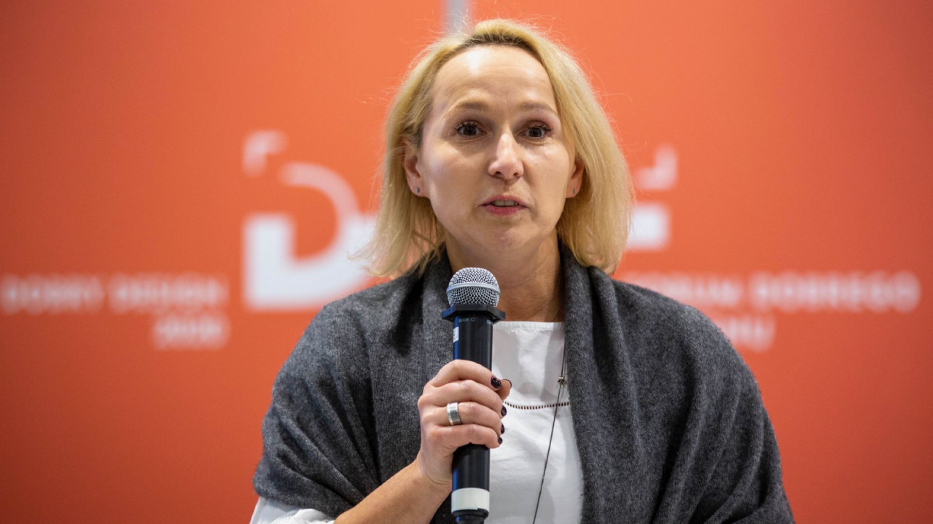 Joanna Dec-Galuk. Forum Dobrego Designu 2019. Fot. Piotr Waniorek