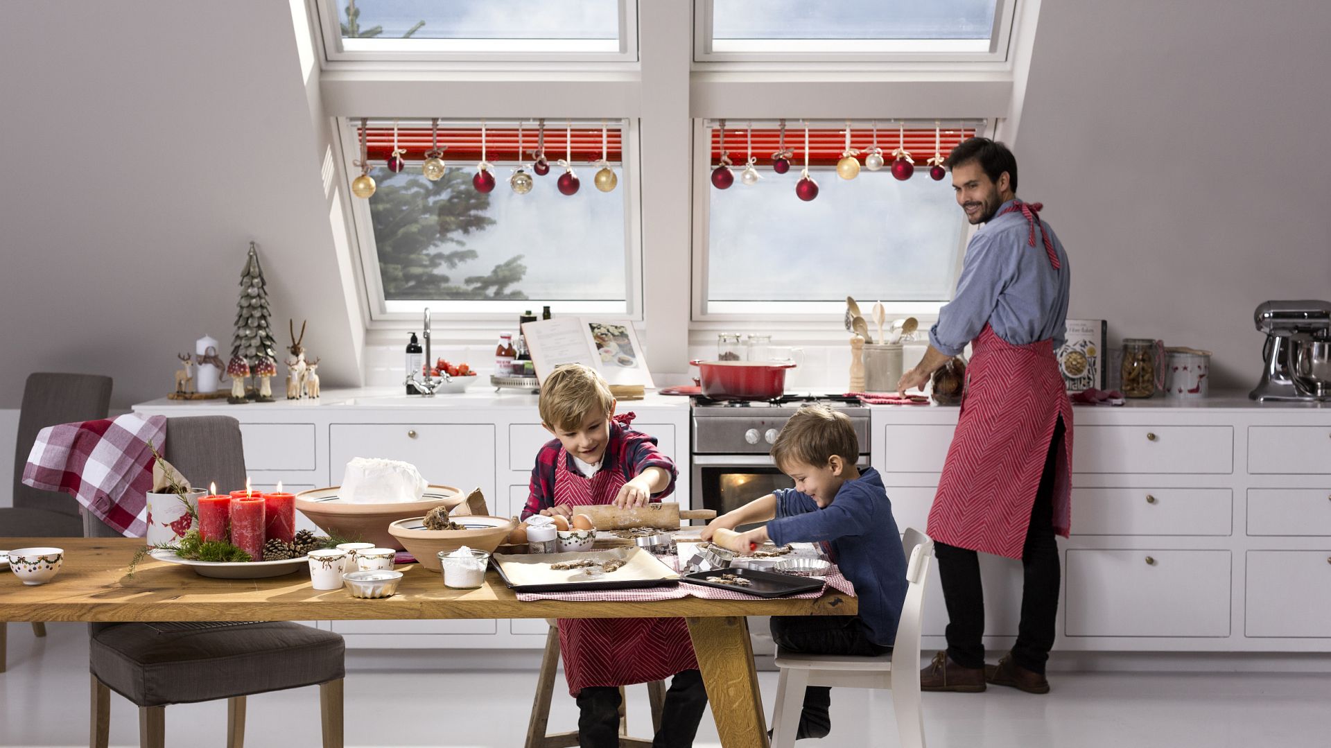 Świąteczne dekoracje. Fot. Velux