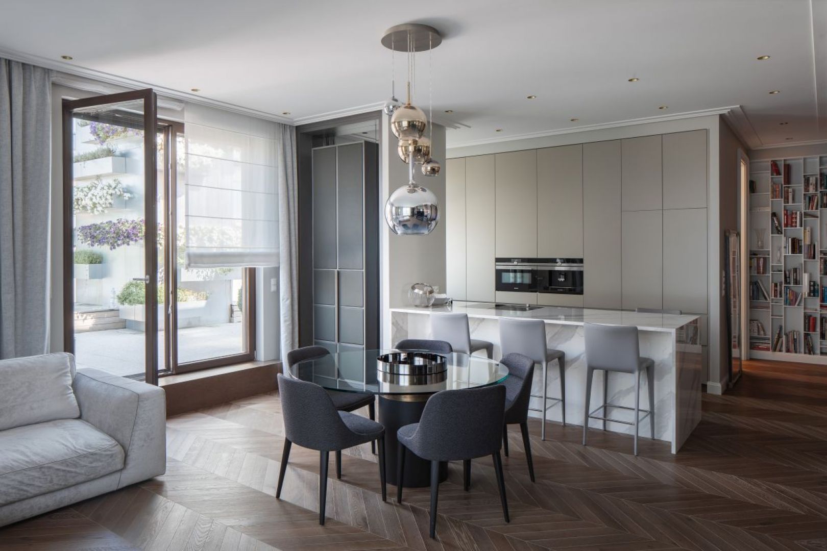 Piękne wnętrze na Wilanowie. Projekt: Pauliny Taff z Taff Architekci. Fot. Ignacy Matuszewski
