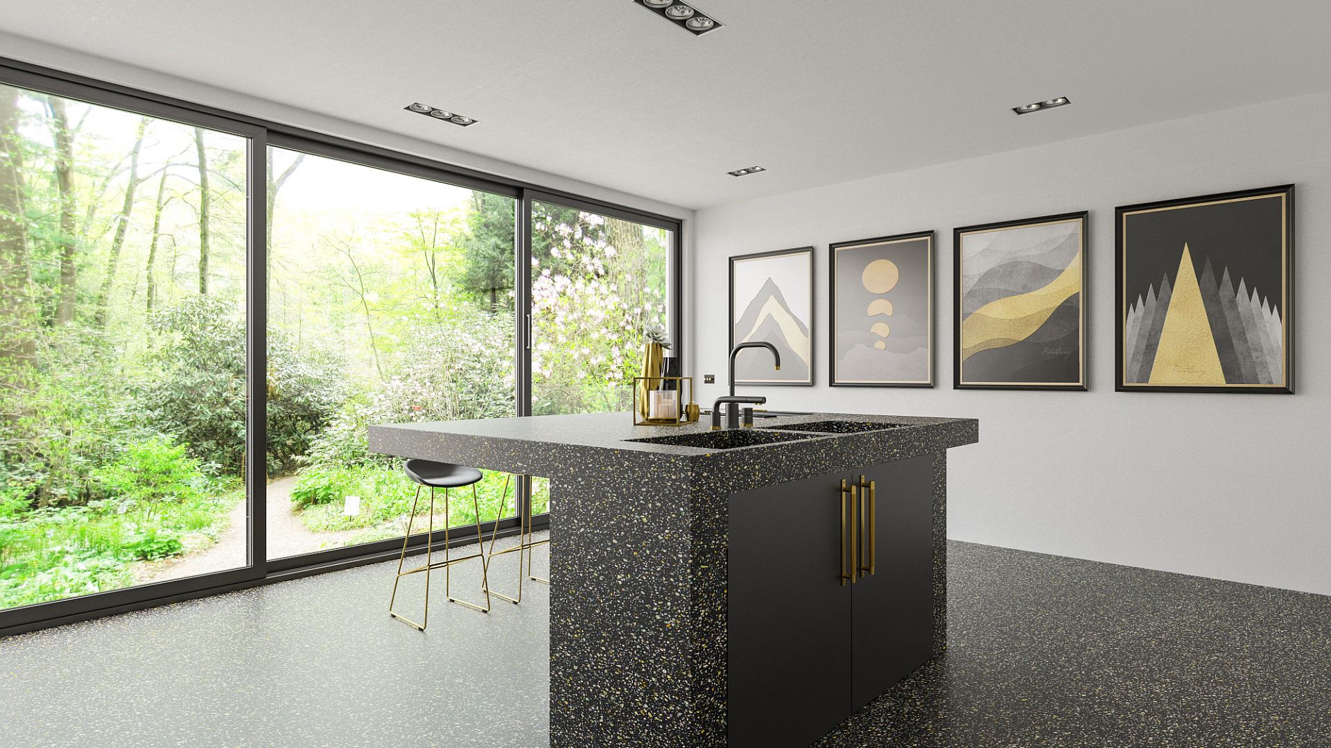 Fot. TechniStone® - Taurus Terazzo Black