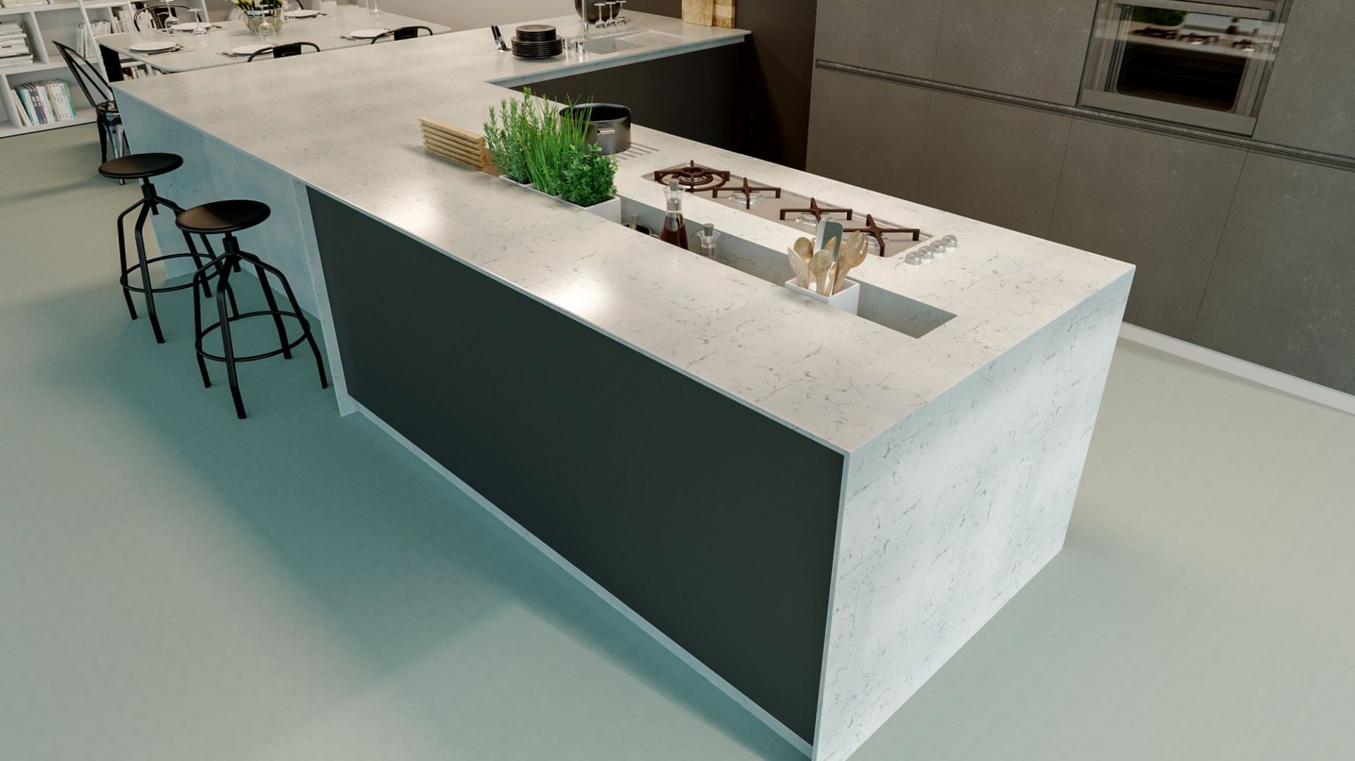 Marmur lastryko i natura: to będzie modne w tym roku! Fot. Technistone