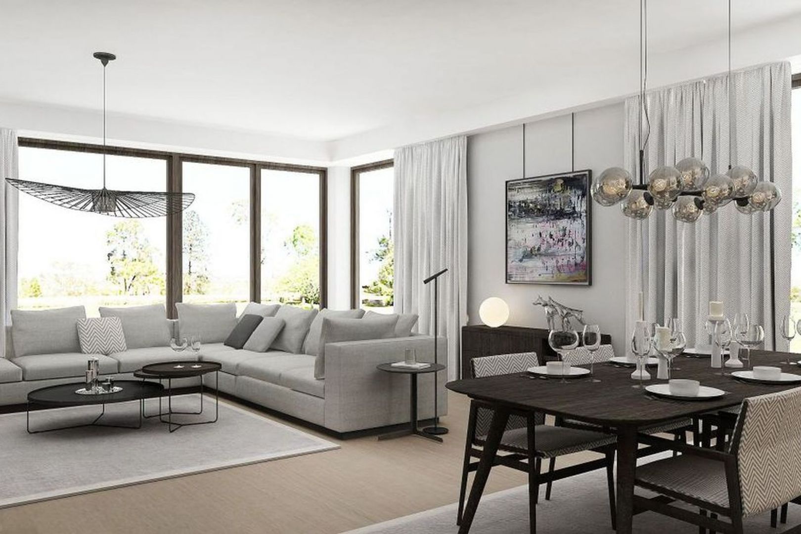 Salon i jadalnia. Fot. Wyrzykowski Studio