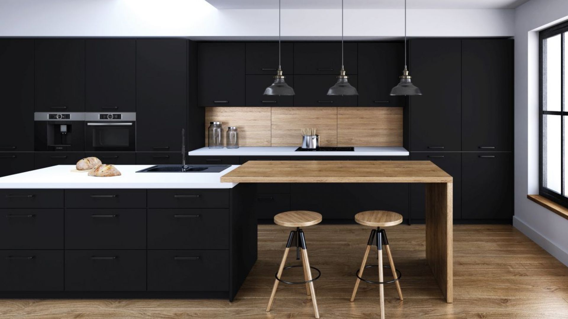 Kuchnia Black Matt. Fot. Classen