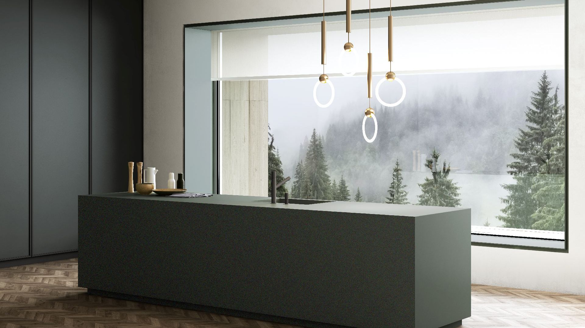 Dekton Feroe, kolekcja Chromica. Fot. Cosentnino
