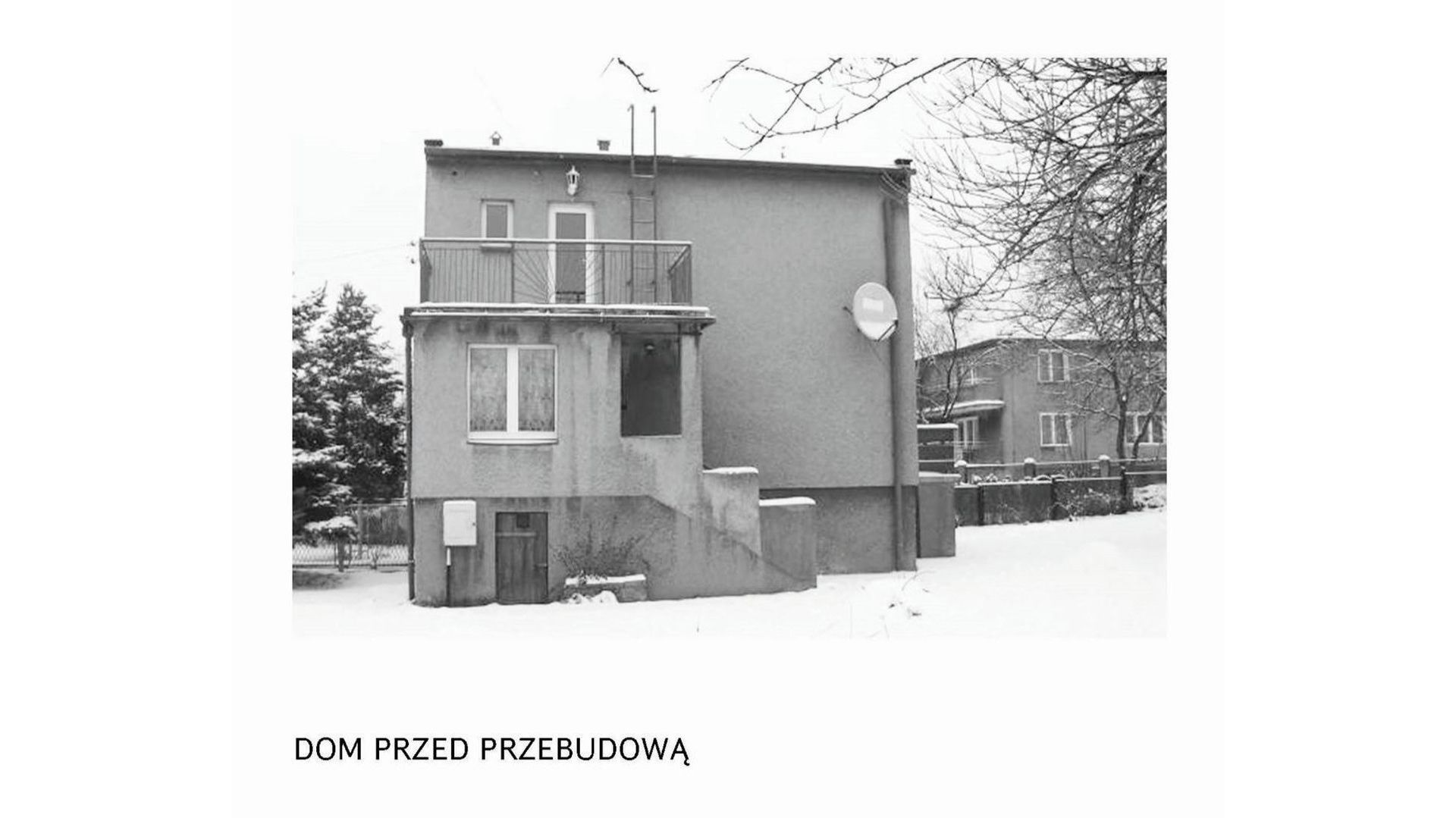 Tak prezentował się dom przed modernizacją. Fot. Tomasz Zakrzewski