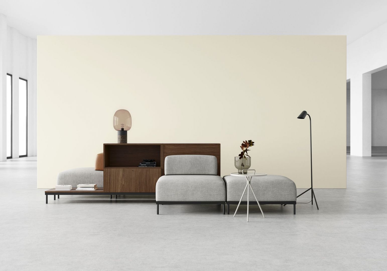 Domowe biuro: system mebli Atlanta. Fot. BoConcept