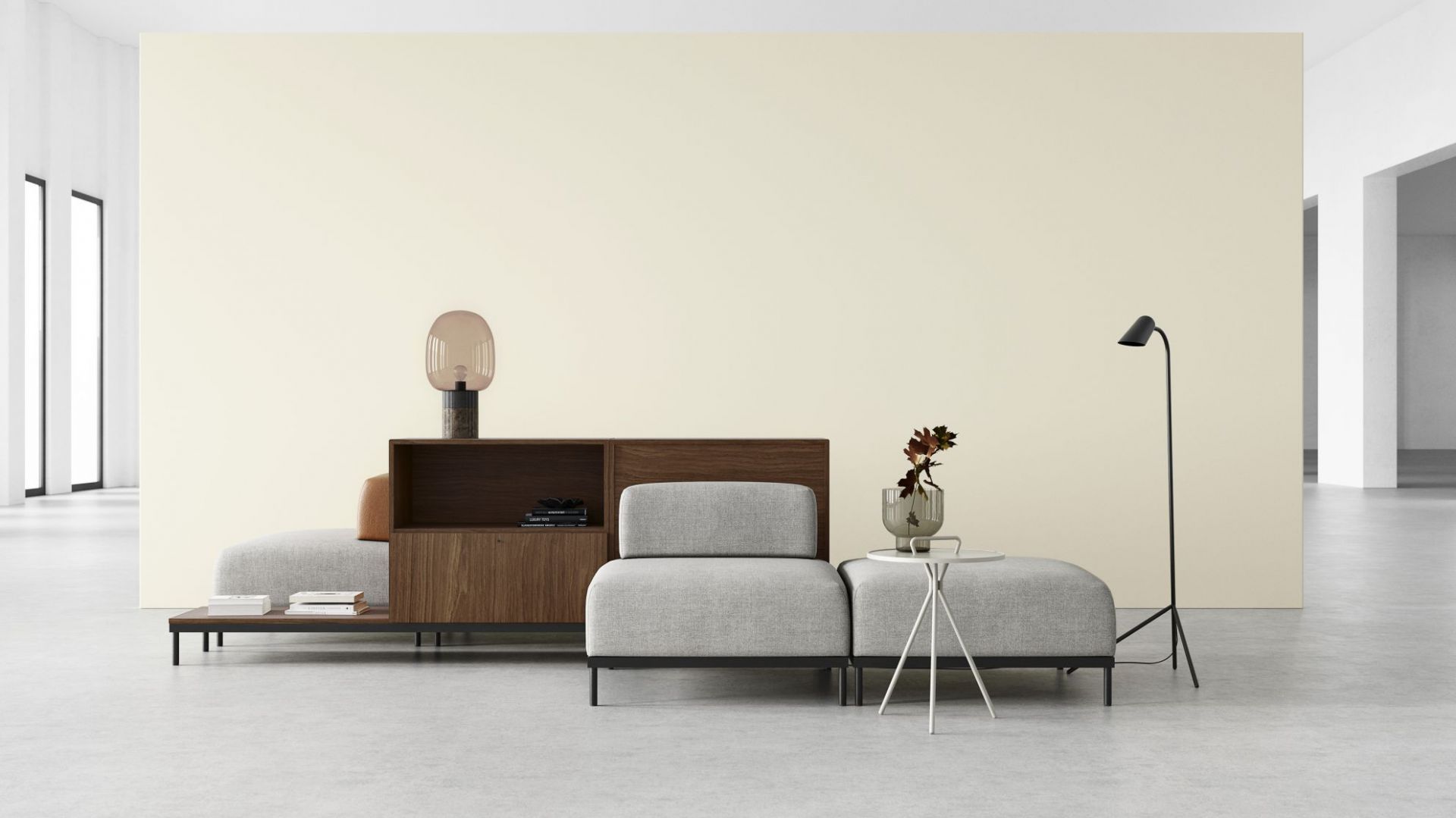 Domowe biuro: system mebli Atlanta. Fot. BoConcept