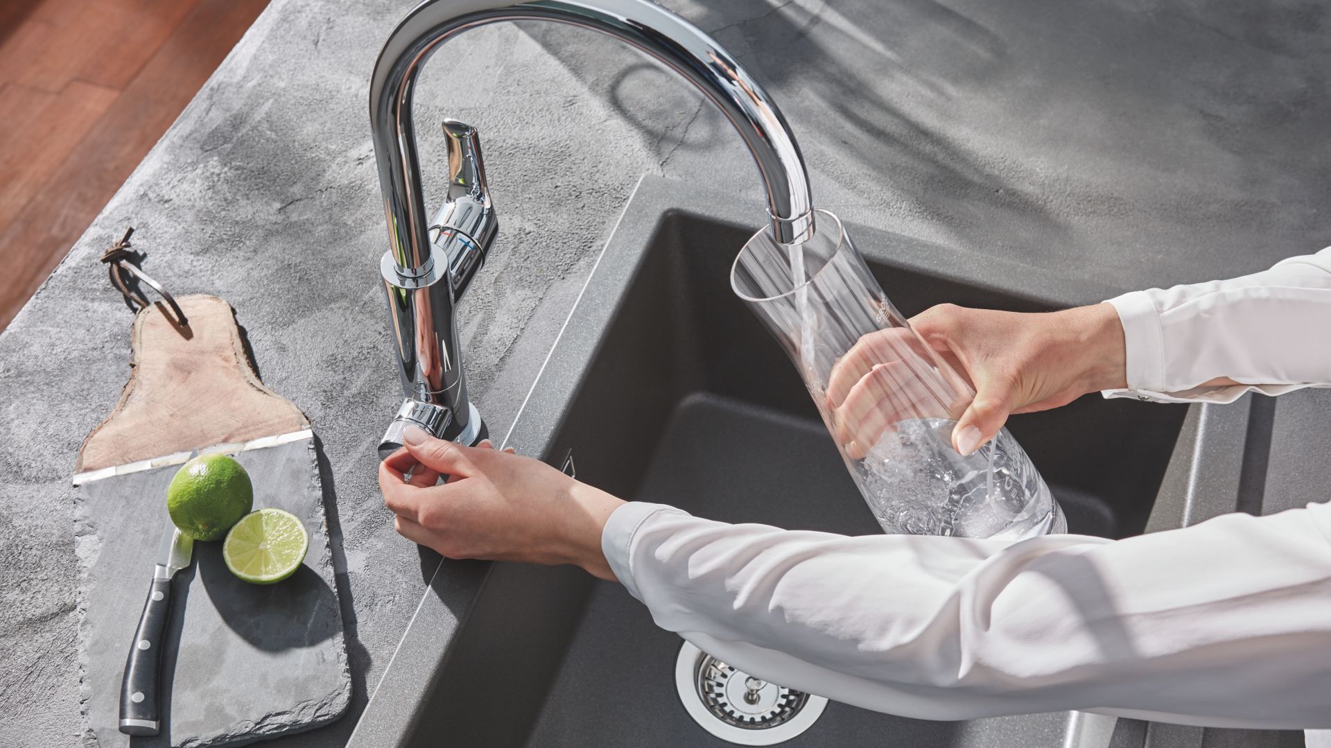 Baterie kuchenne Blue Pure. Fot. Grohe