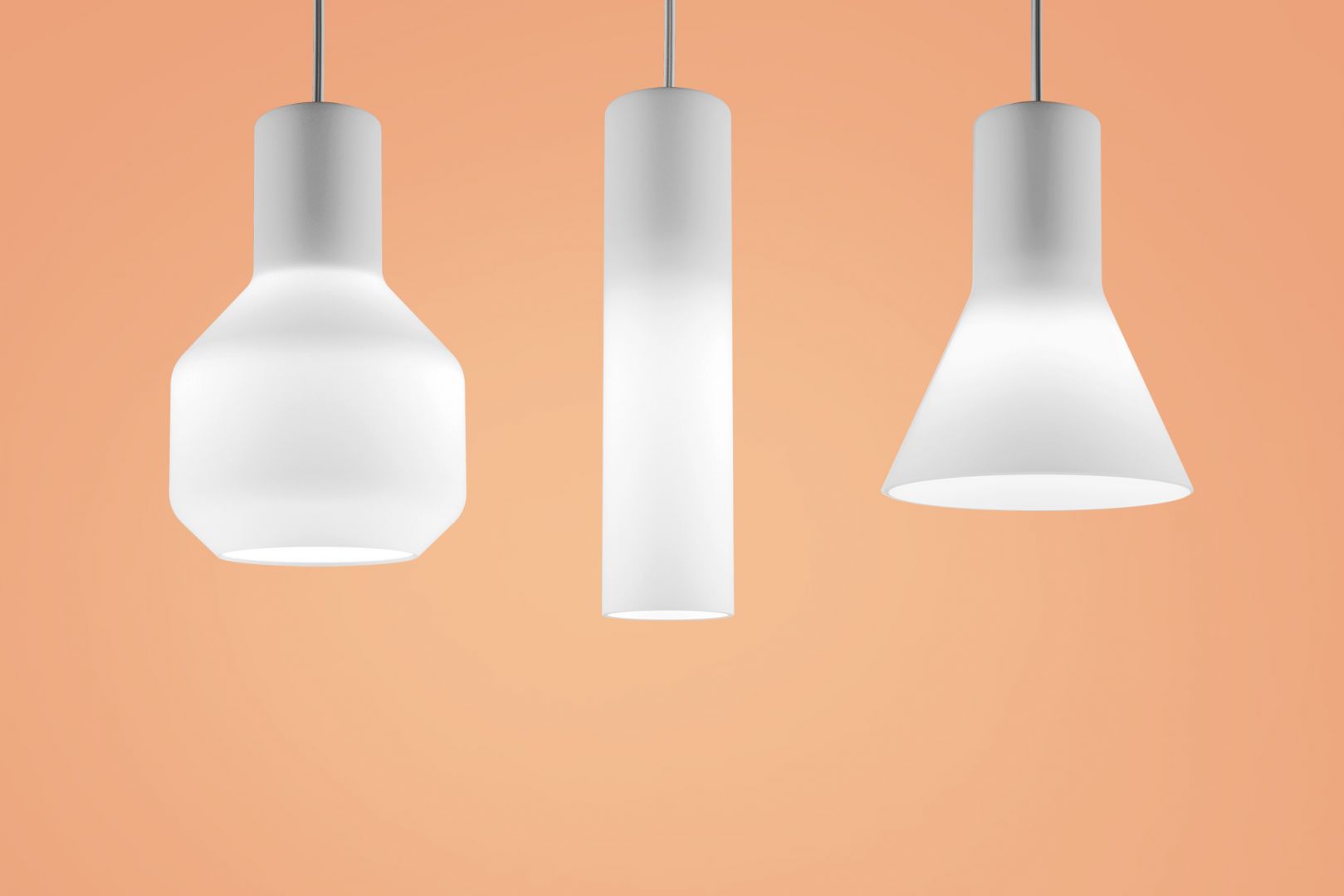 Lampy z kolekcji Modern Glass. Fot. AQForm
