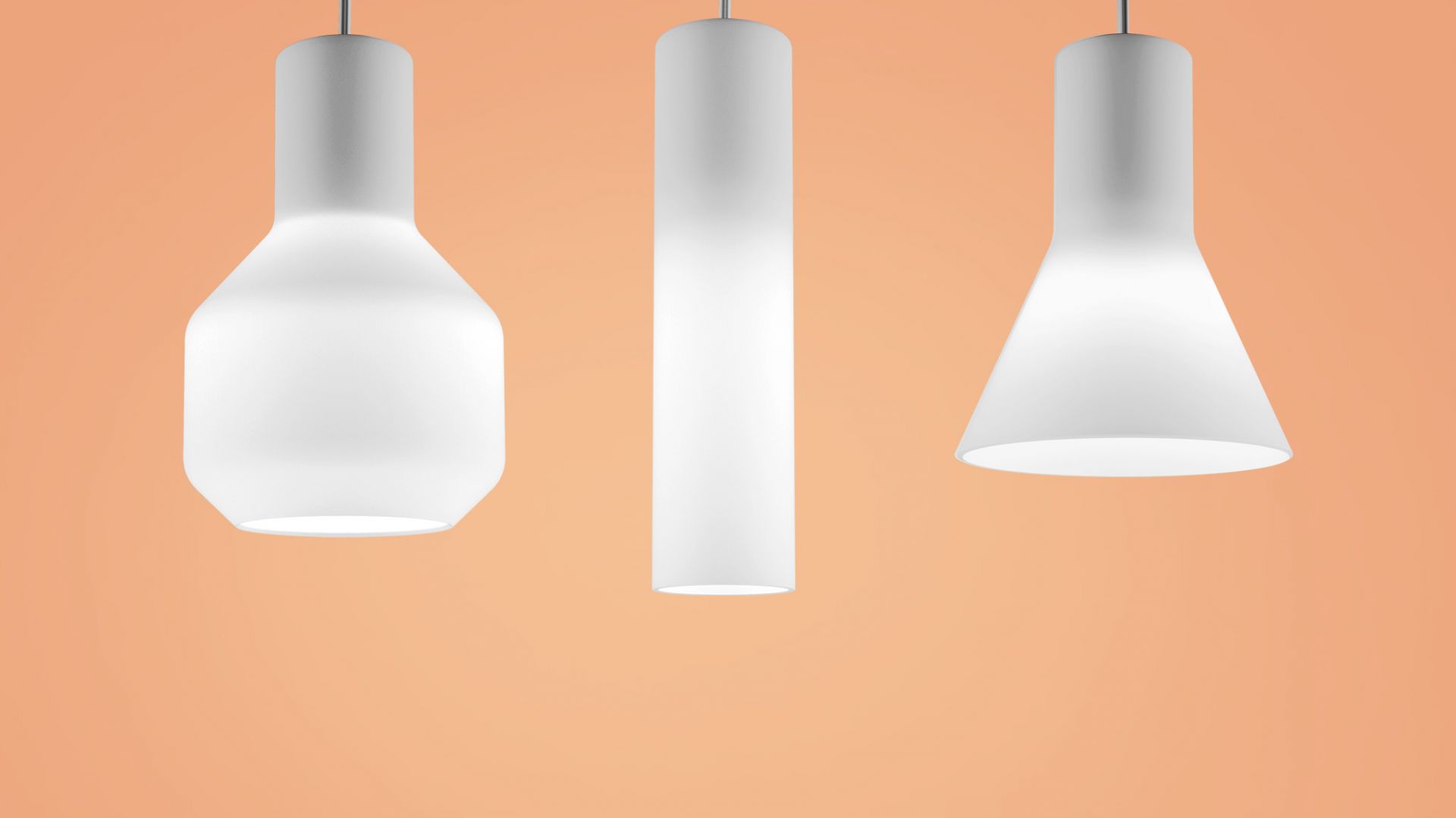 Lampy z kolekcji Modern Glass. Fot. AQForm