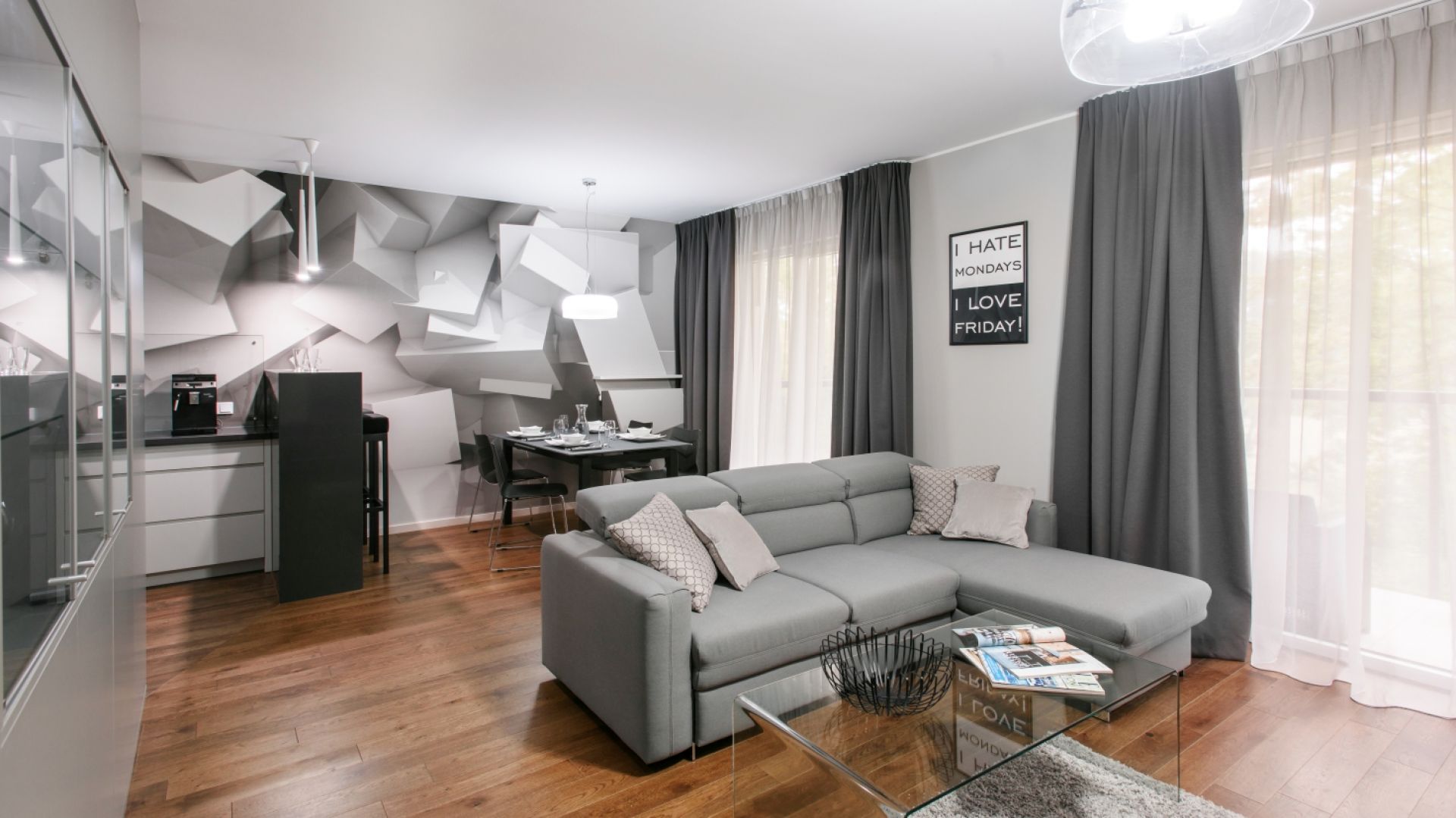 Prostota, funkcjonalność i minimalizm. Warszawski apartament urządzony przez Dominika ĆwiekaFot. Komandor