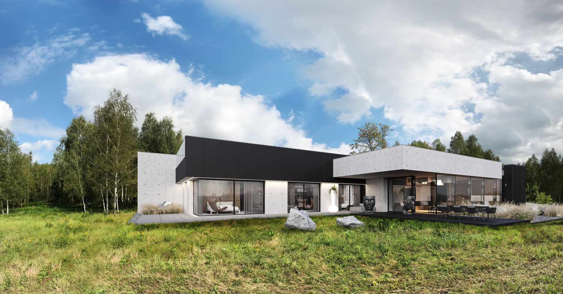 Projekt i wizualizacje: Marcin Tomaszewski, pracowni REFORM Architekt