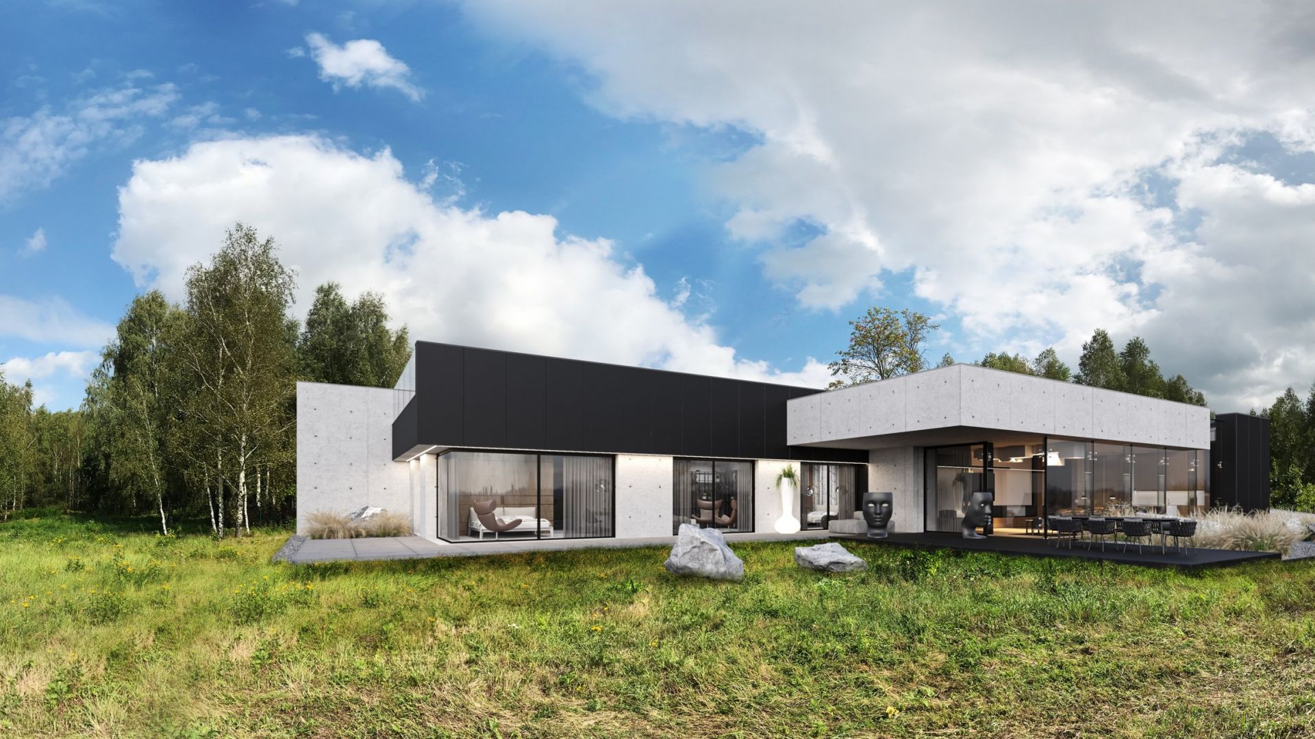 Projekt i wizualizacje: Marcin Tomaszewski, pracowni REFORM Architekt