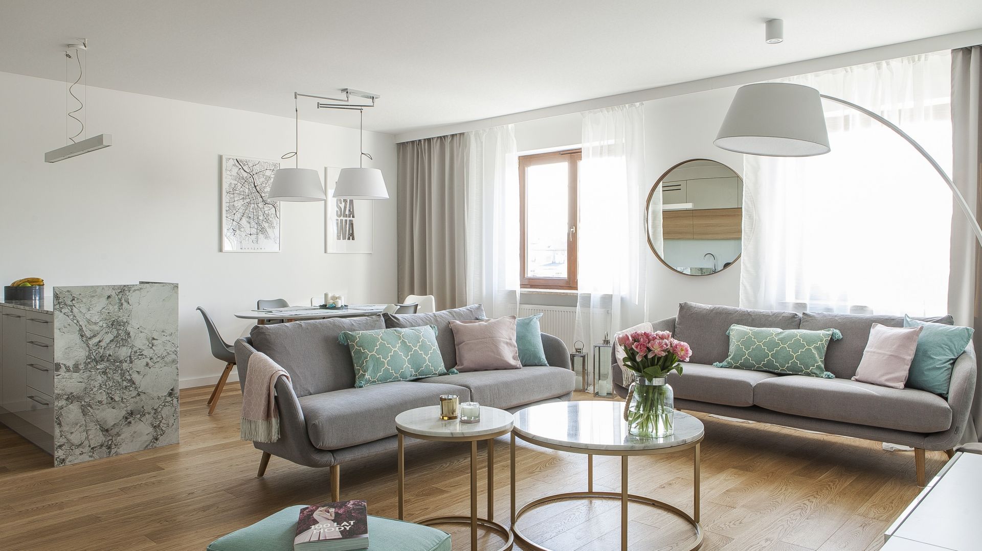 Stylowy salon: te aranżacje zachwycają! Projekt MAFgroup