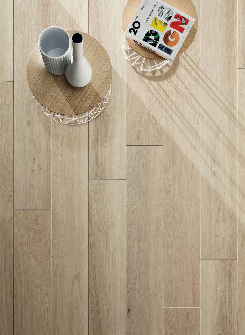 Kolekcja Wood Block beige STR marki Korzilius