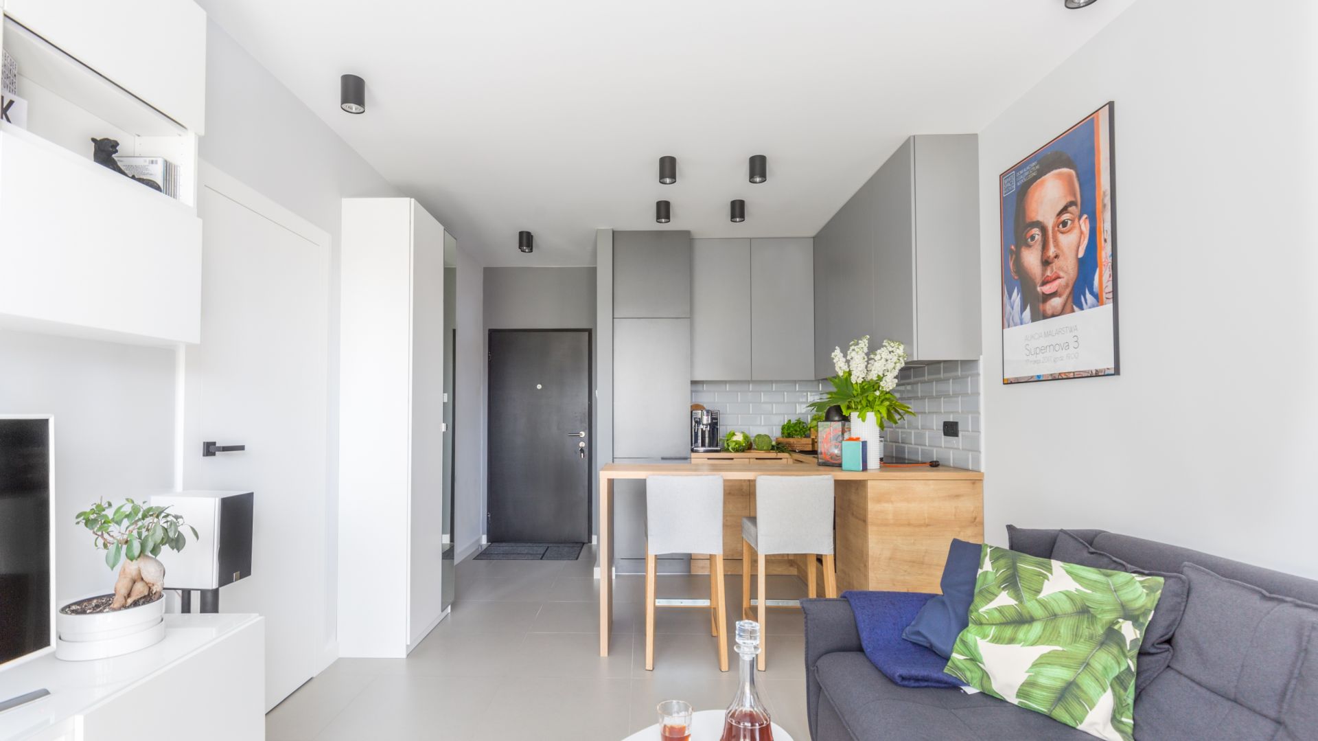 Najlepsze pomysły na aneks w bloku. Projekt Decoroom Fot. Pion Poziom