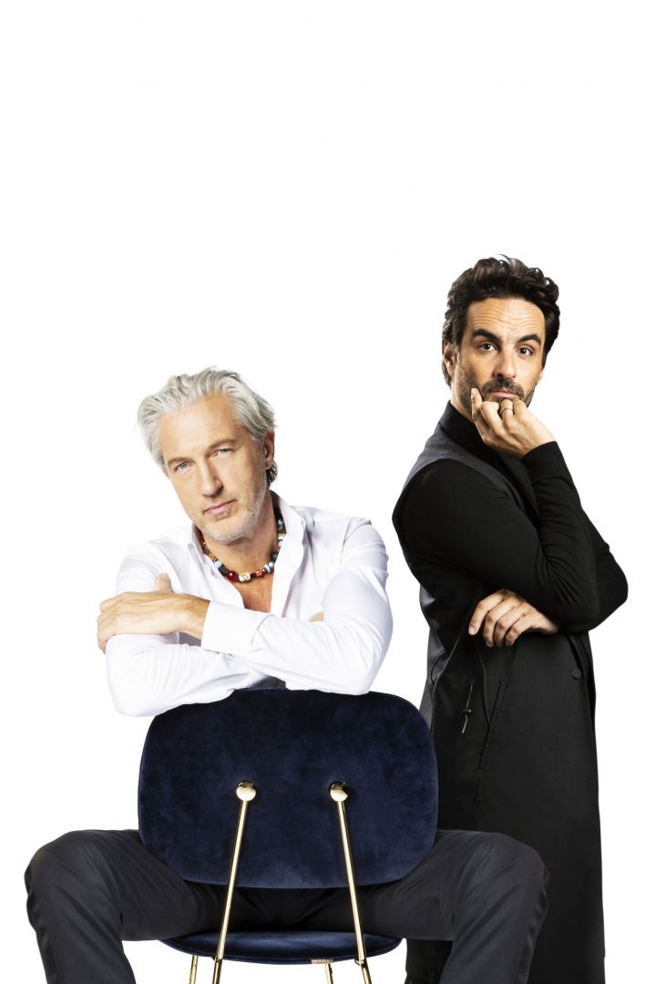 Marcel Wanders i Gabriele Chiave, dyrektor artystyczny studia Marcel Wanders.