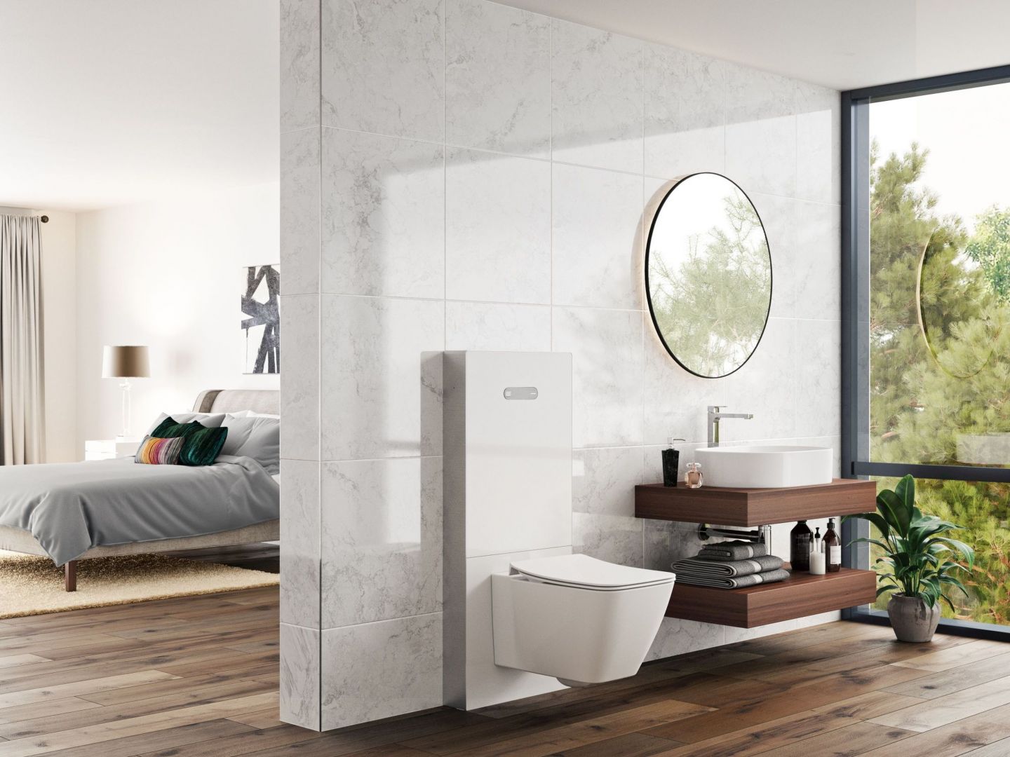Neox z kolekcji stelaży sanitarnych Prosys przeznaczony do bezpośredniego montażu na ścianie. Designerska, monoblokowa konstrukcja, szlachetne wykończenie, ekonomiczne dwufunkcyjne spłukiwanie. Ideal Standard