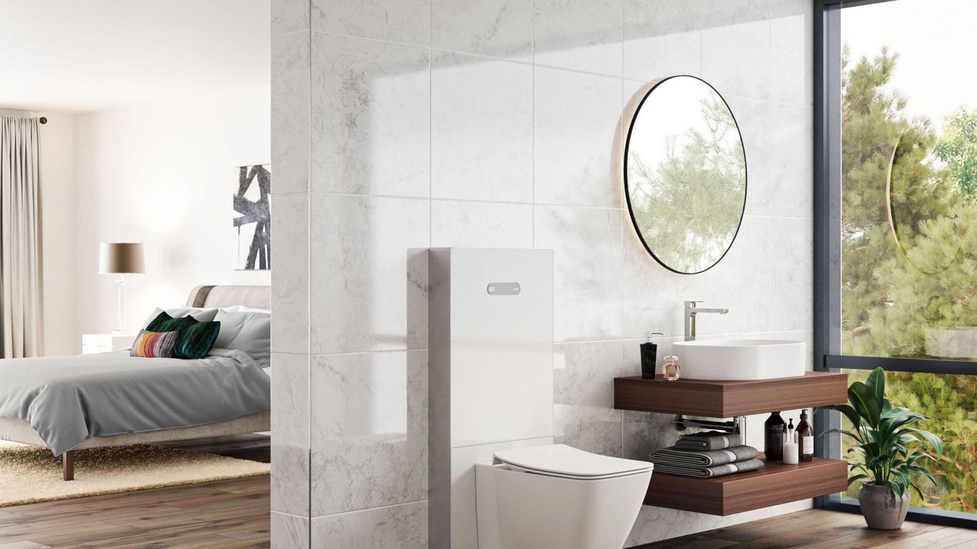 Neox z kolekcji stelaży sanitarnych Prosys przeznaczony do bezpośredniego montażu na ścianie. Designerska, monoblokowa konstrukcja, szlachetne wykończenie, ekonomiczne dwufunkcyjne spłukiwanie. Ideal Standard