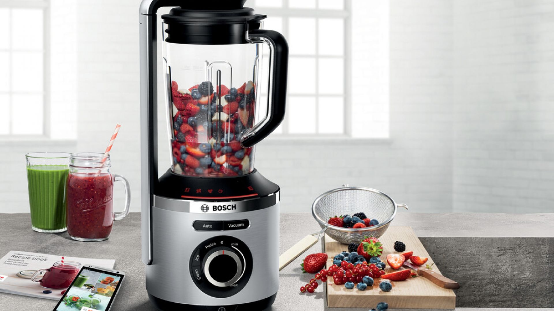 Blender próżniowy - najlepszy sposób na zdrowe koktajle. Fot. Bosch