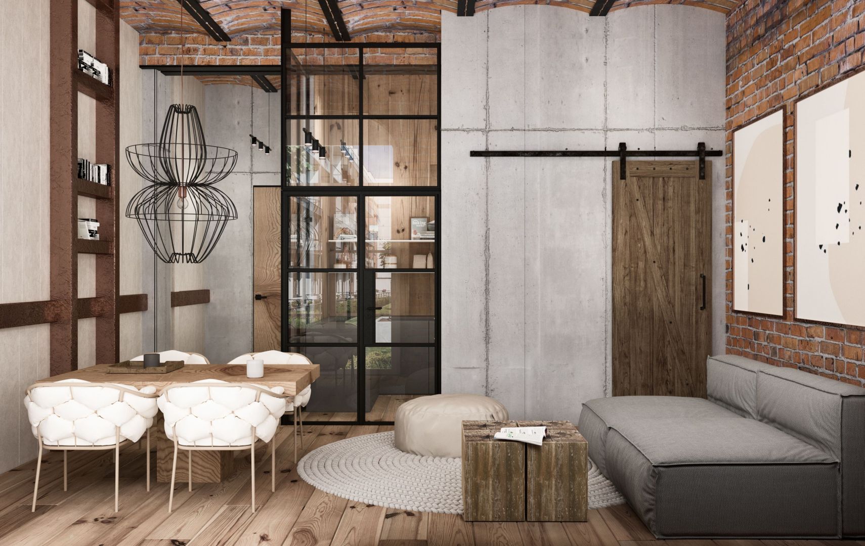 Wnętrza w stylu loft. Zobacz 20 niesamowitych zdjęć. Projekt Nowa Papiernia