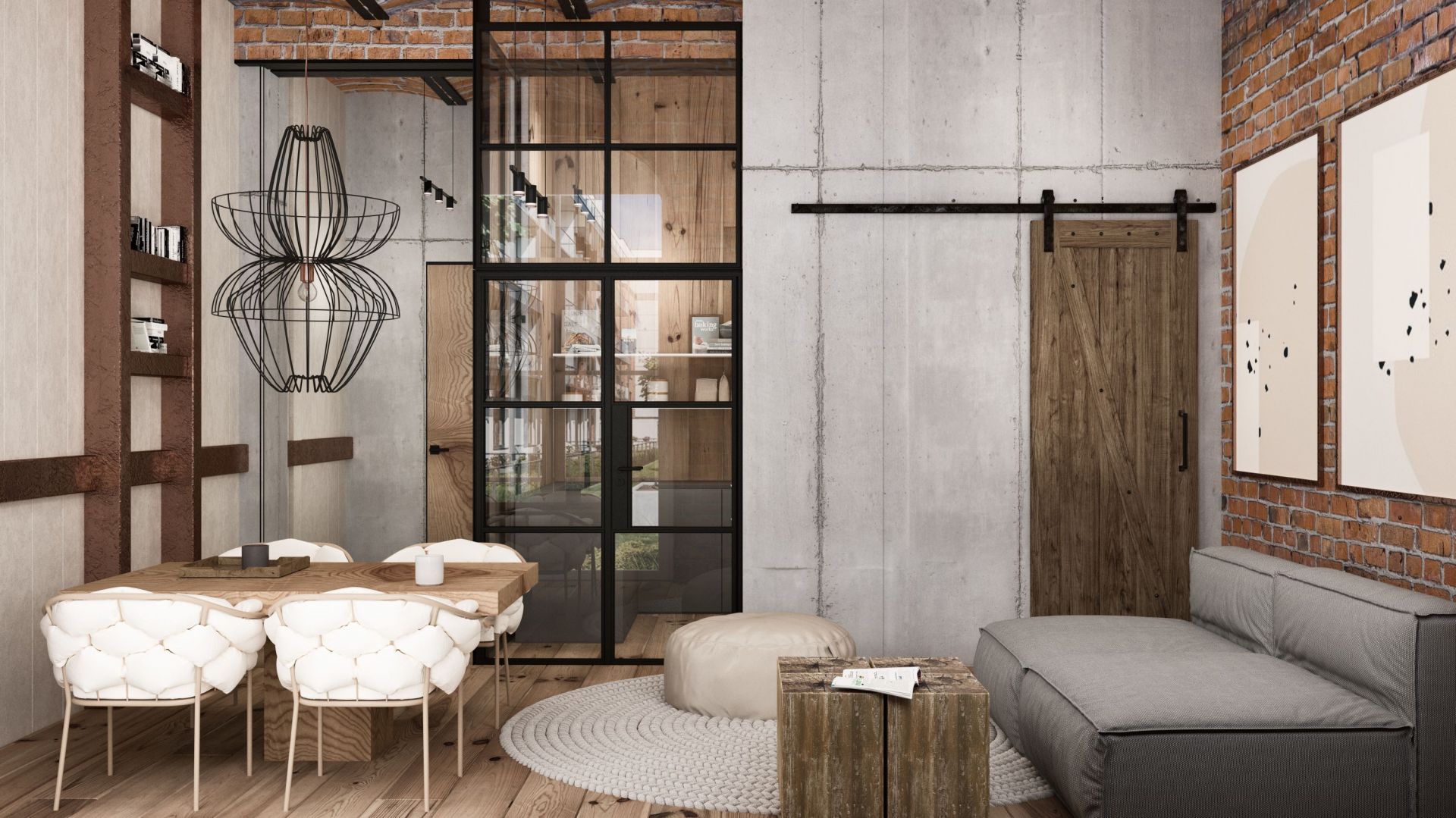 Wnętrza w stylu loft. Zobacz 20 niesamowitych zdjęć. Projekt Nowa Papiernia