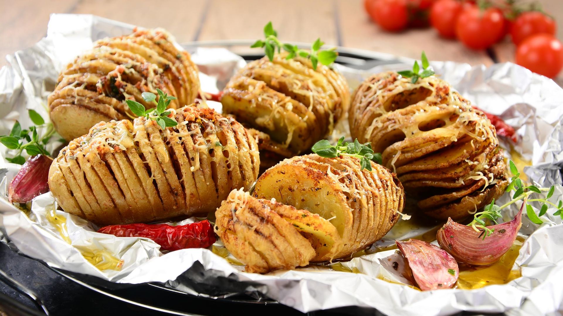 Pieczone ziemniaki po szwdzku
