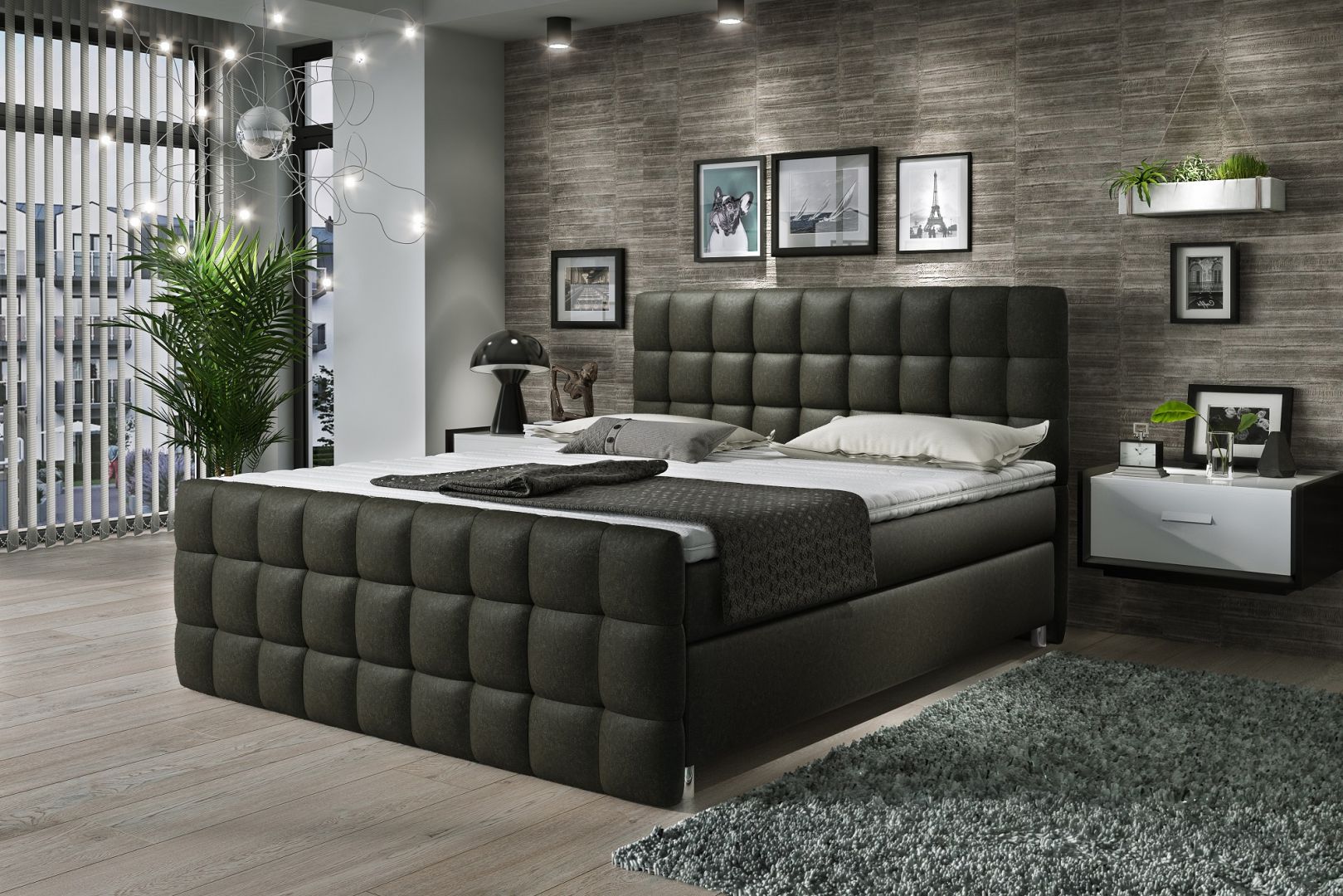 Łóżko kontynentalne Imperia marki Comforteo