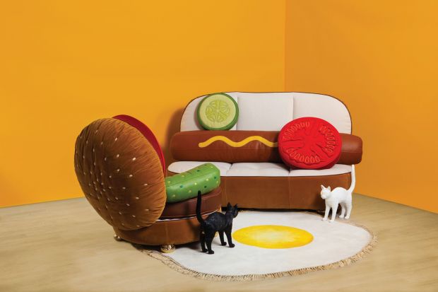 Sofa Hot Dog i fotel Burger: co za pomysł!