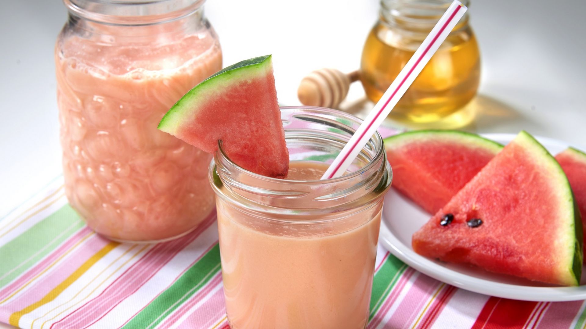 Koktajl arbuzowy z jogurtem fot. Thermomix