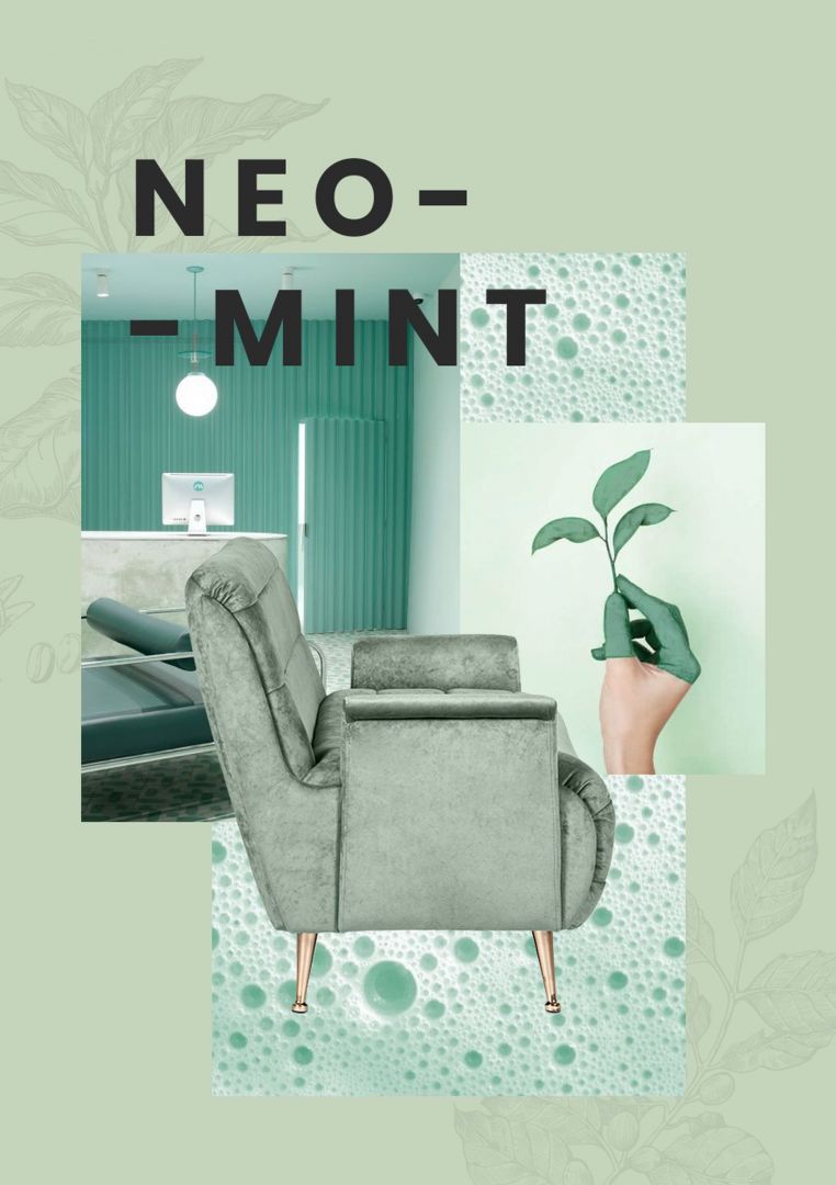 Kolor mietowy doskonale współgra z innymi odcieniami zieleni. Fot. Essential Home