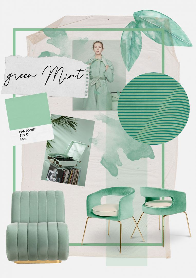 Neo-mint - kolor miętowy to jeden z najgorętszych tegorocznych trendów kolorystycznych. Fot. Essential Home