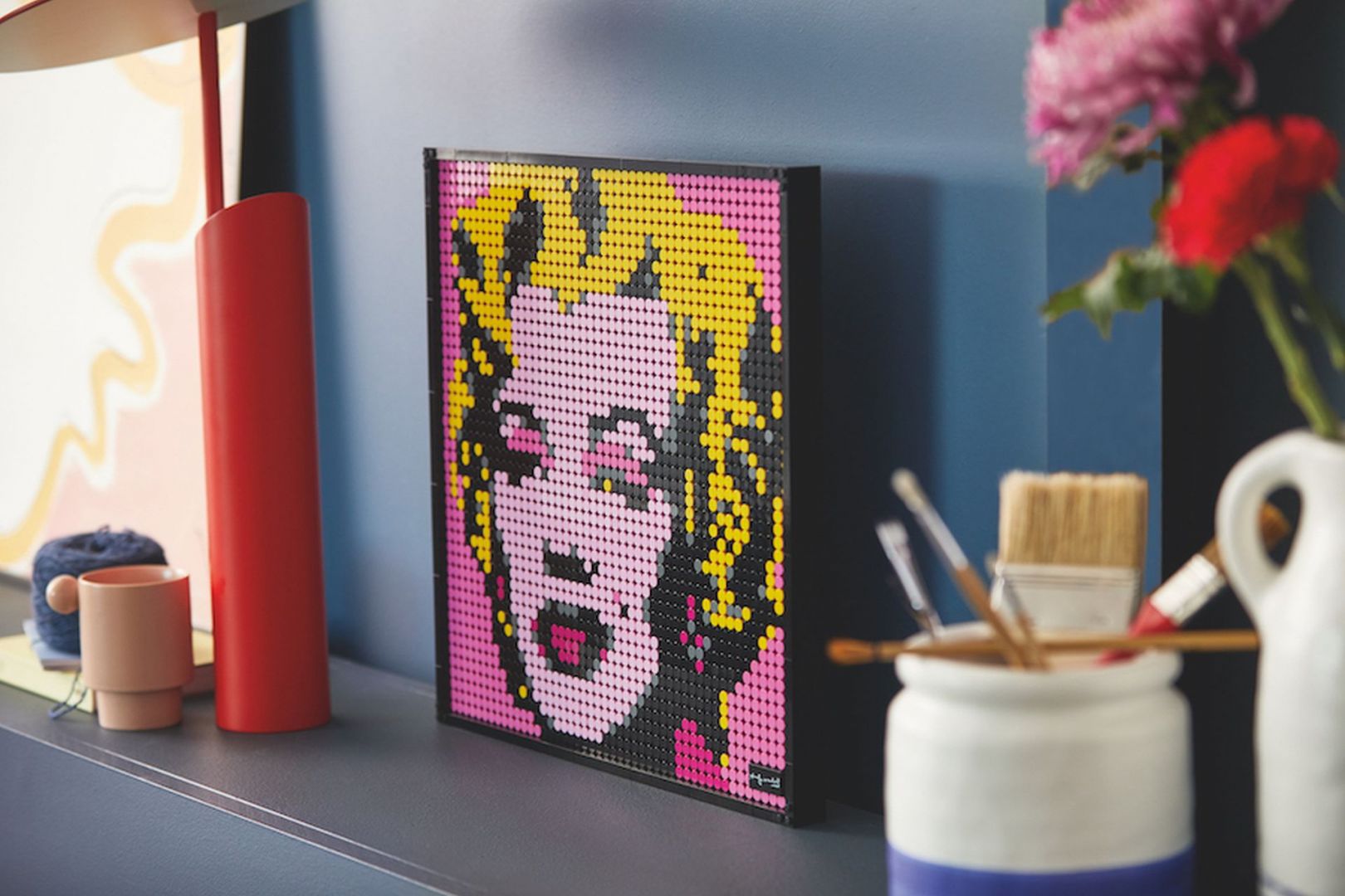 Marylin Monroe w klockach Lego. Cena pojedynczego zestawu to 549,99 zł. Fot. serwis prasowy Lego Art