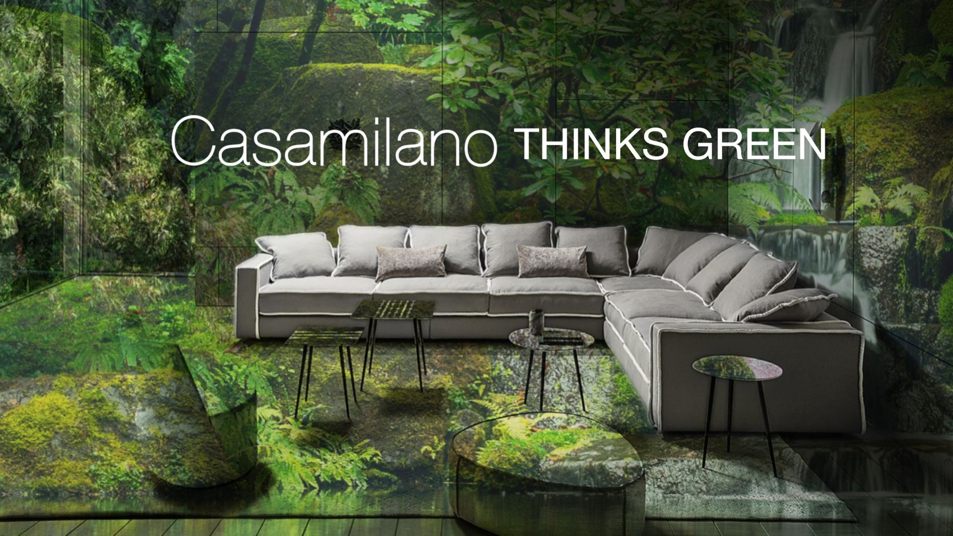 Modułowa kanapa Pillopipe Evo Green to projekt uznanej światowej designerki, Paoli Navone i część nowej kolekcji 2020 marki Casamilano. Fot. Casamilano