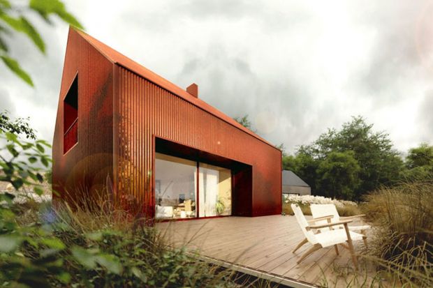 Dom w skandynawskim stylu: świetny projekt na niedużą działkę
