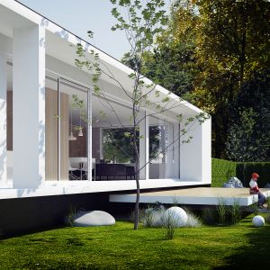 Dom Pod Lasem. Projekt: Anna Porębska, Adam Zwierzyński, MUS Architects