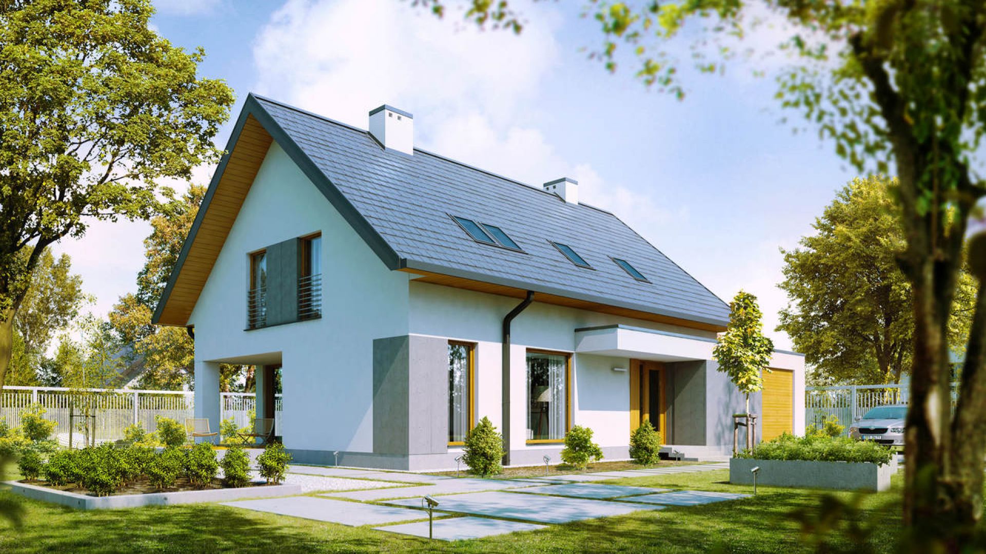 Wśród najpopularniejszych pokryć dachowych wymienić trzeba dachówkę ceramiczną oraz blachodachówkę. Ta ostatnia jest jednym z bardziej poszukiwanych materiałów pokryciowych na polskim rynku zarówno przez inwestorów, jak i dekarzy. Fot. galeco