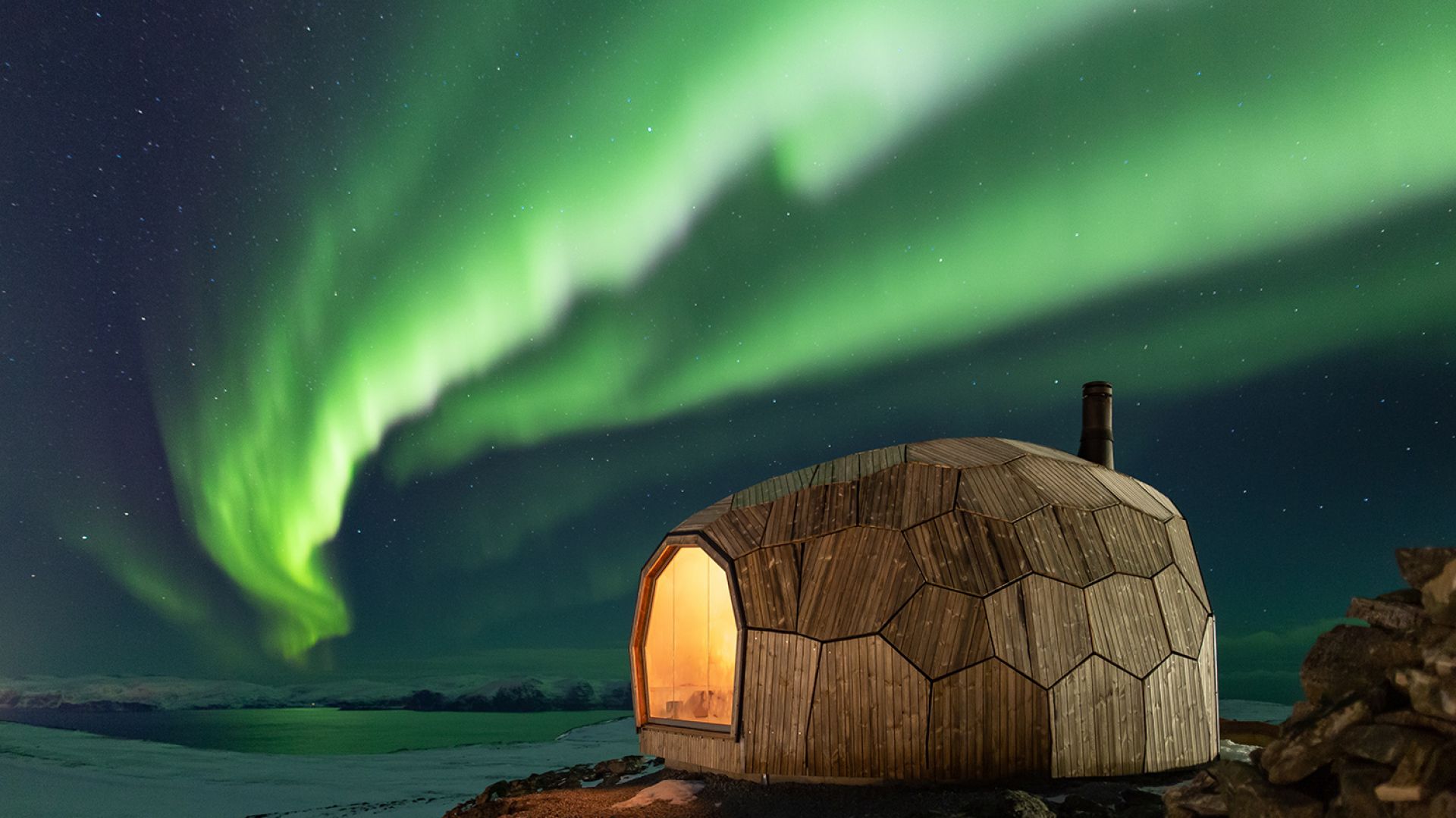 Dom dla turystów w norweskim Hammerfest. Projekt: SPINN Arkitekter. Zdjęcia: Tor Even Mathisen