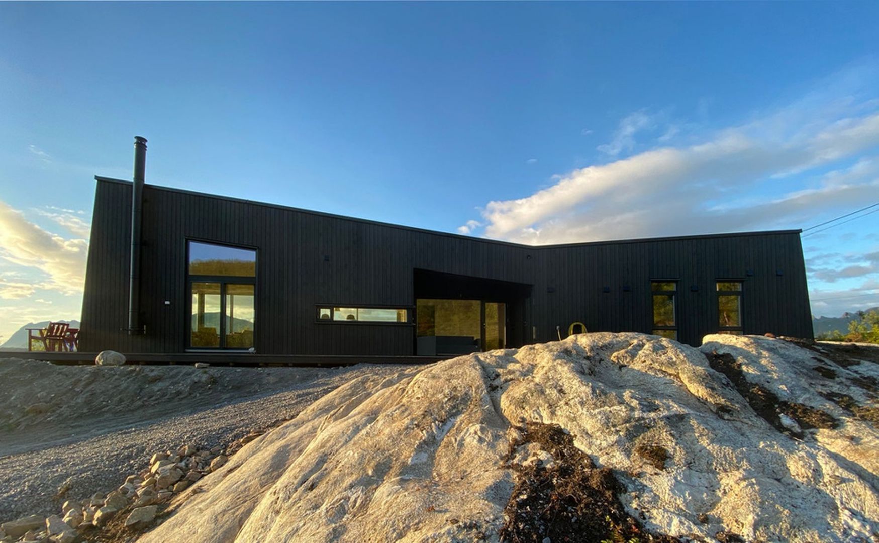 Dom w Norwegii. Projekt: Bjørnådal Arkitektstudio. Fot. Hans-Petter Bjørnådal