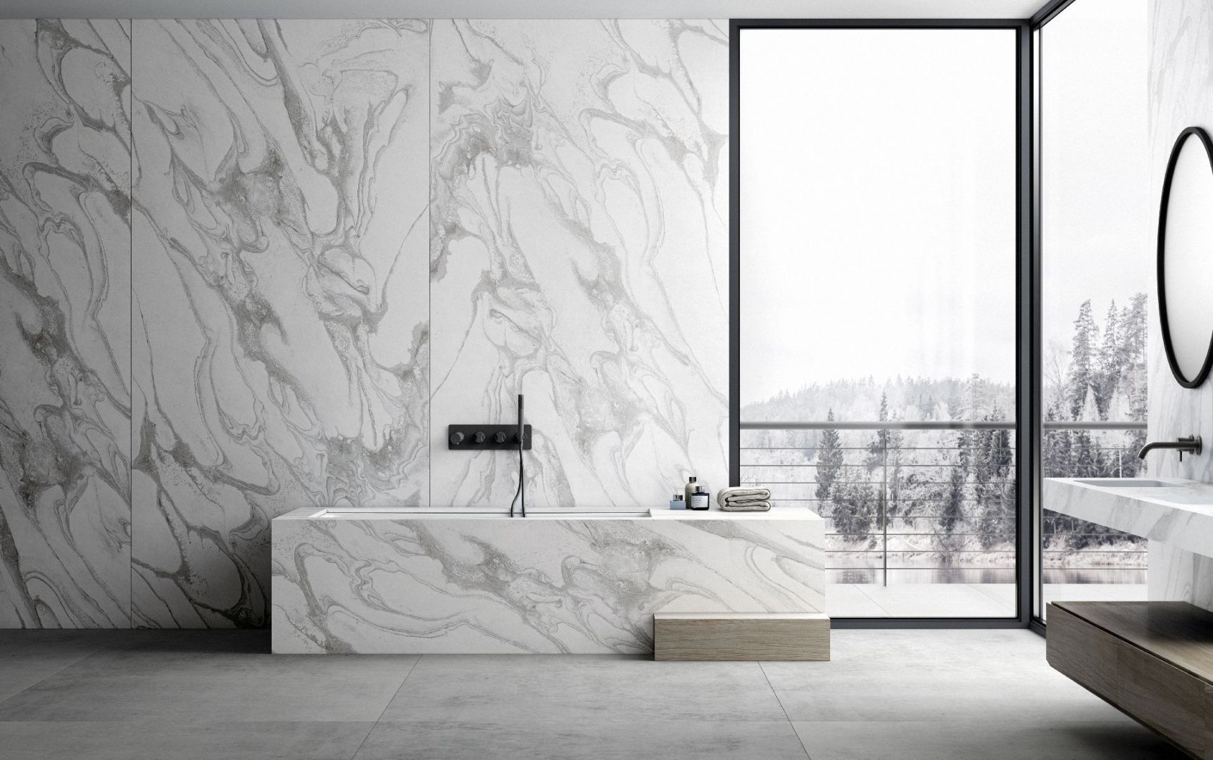 Dekton Sky, kolekcja Liquid Cosentino. Fot. mat. prasowe