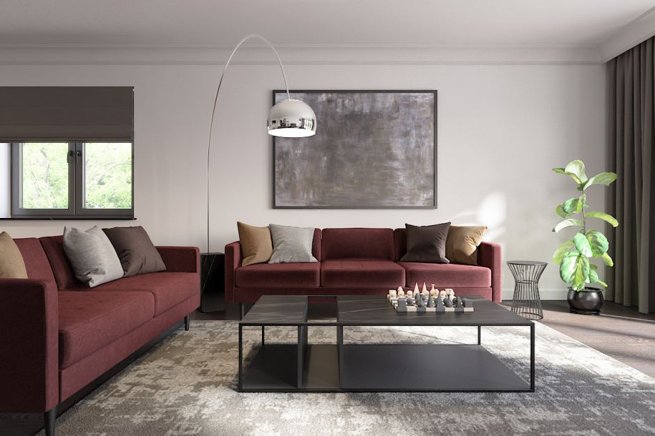 Projekt wnętrza domu 386 m2