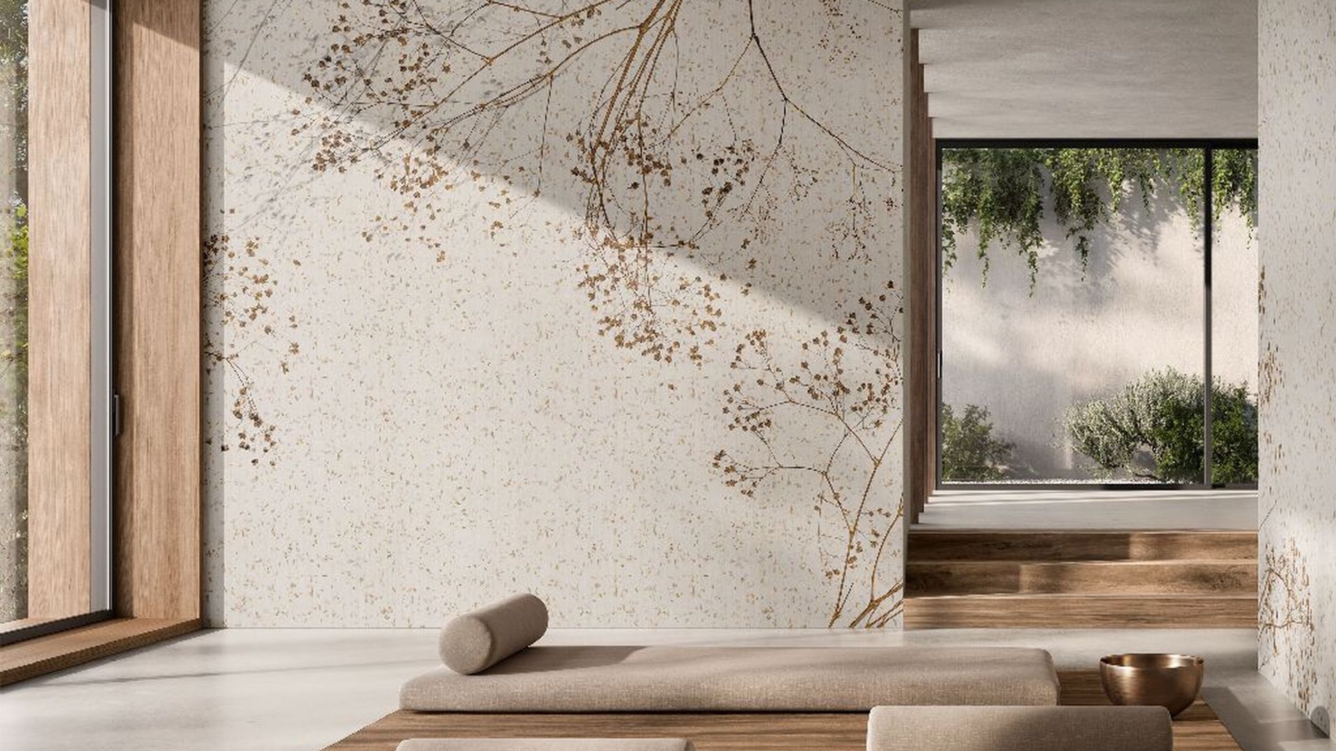 Nowe grafiki wielkoformatowe Glamora – Collection XI, dostępne w salonach wyposażenia wnętrz Dekorian Home, są wymagające. Na zdj. Temps