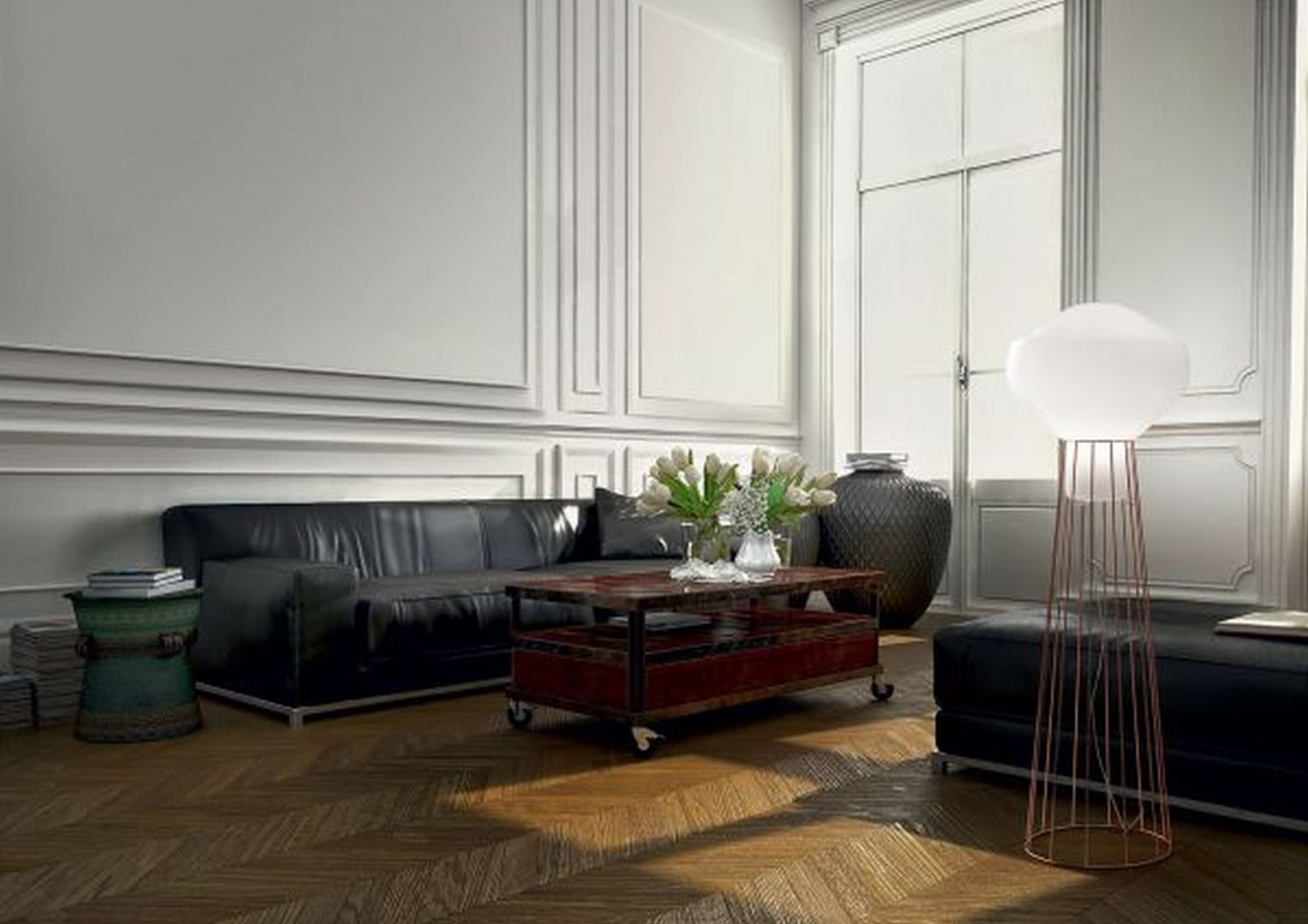 Nowości od marki Fabbian lub rzemieślnicze propozycje od czeskich producentów, takich jak Bomma czy Brokis, wyglądają niczym świetliste dzieła sztuki. Fot. 9design Fabbian