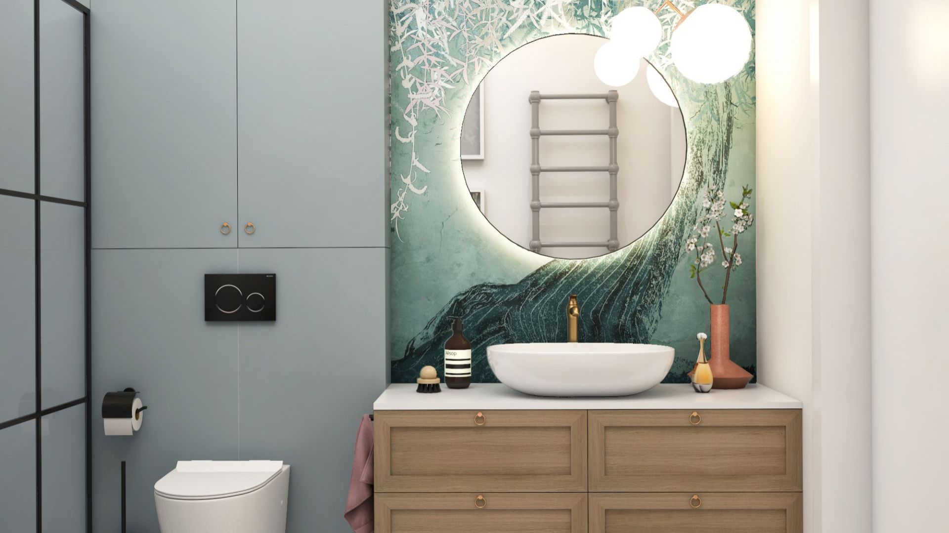 Ściany w łazience: 10 świetnych pomysłów na tapetę. Zobacz zdjęcia!
