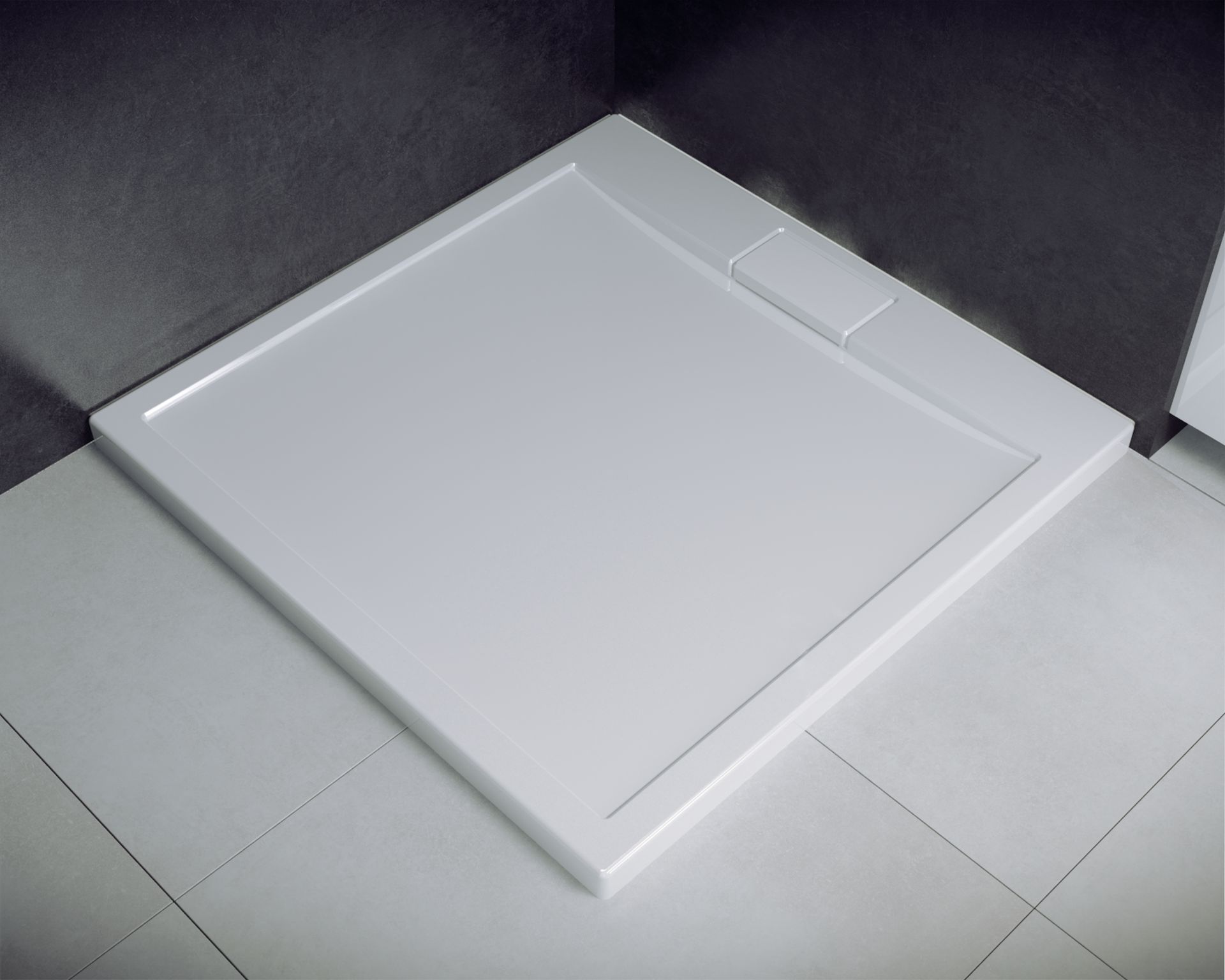 Brodzik prysznicowy akrylowy Axim UltraSlim Besco (bestseller). Fot. Besco
