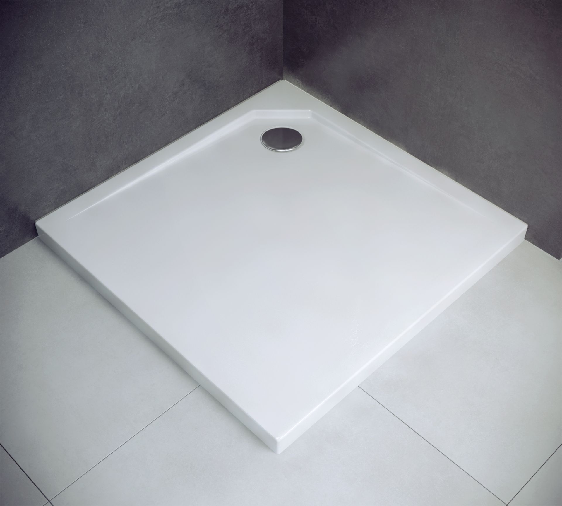 Brodzik prysznicowy Mineral Durabe Acro UltraSlim Besco. Fot. Besco