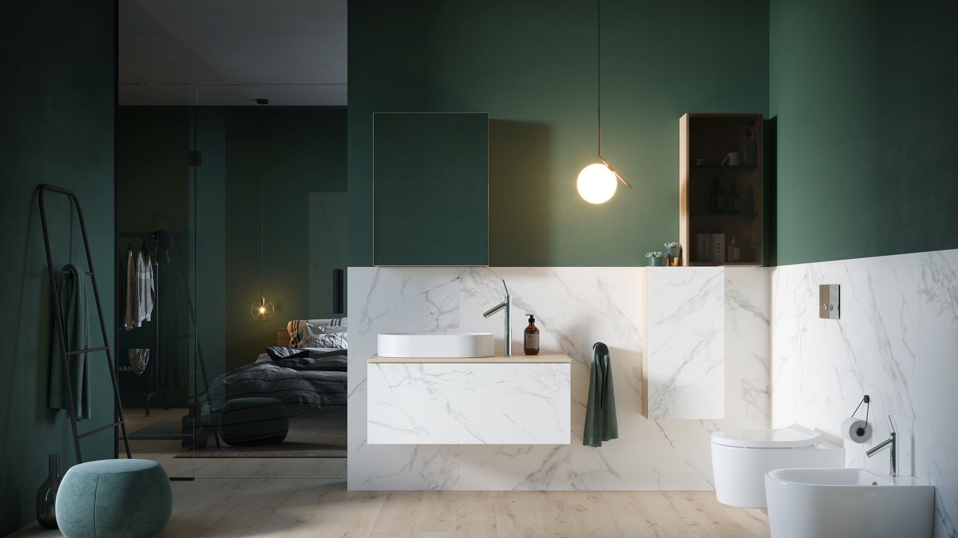 Kolekcja Inverto została stworzona z myślą o tych, dla których elegancki design musi iść w parze
z jakością i ergonomią. Fot. Cersanit