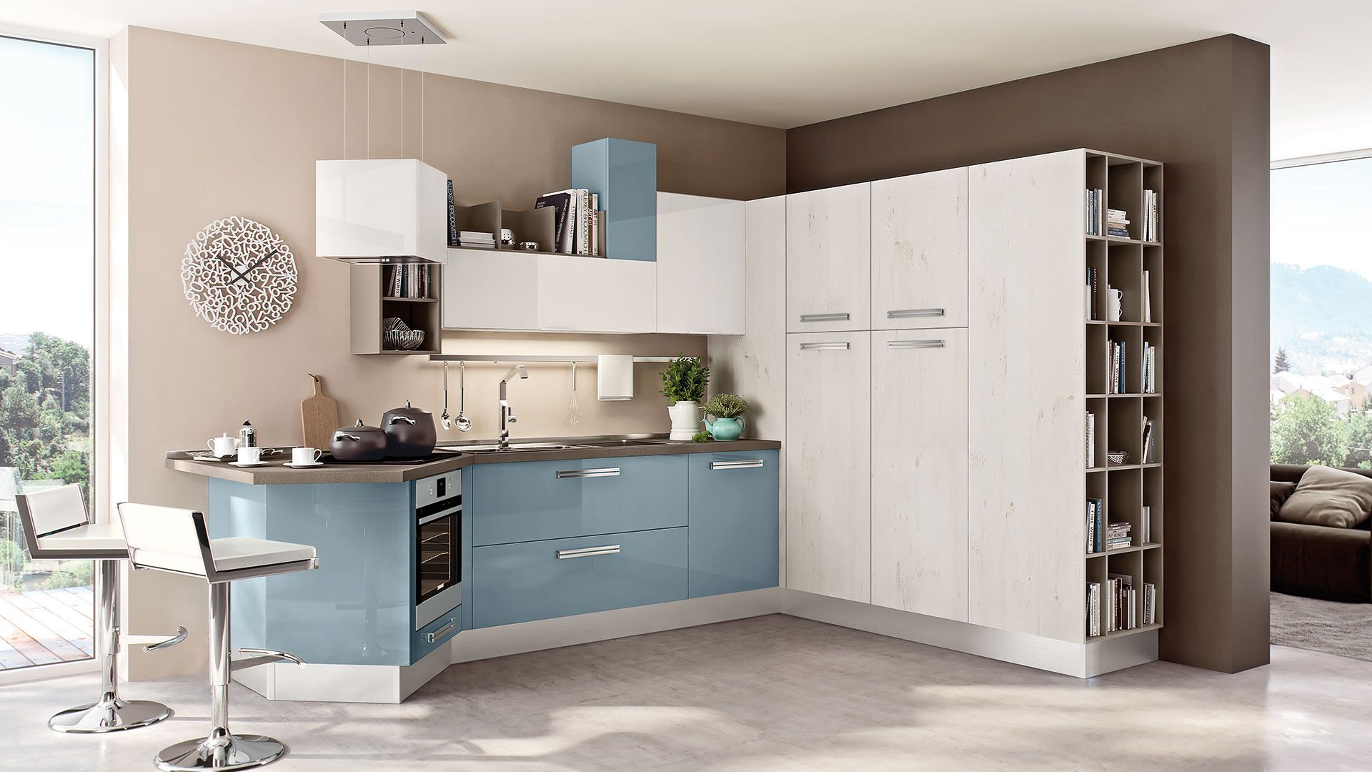 Meble do kuchni z kolekcji Swing dostępne w ofercie firmy Lube Cucine. Fot. Lube Cucine
